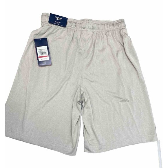 Reebok Fireball Training Shorts Silver Cloud Heather Slim 9'' Men's Athletic S - Picture 8 of 10